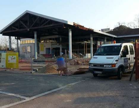 Démolition de Colonnes à Blanquefort