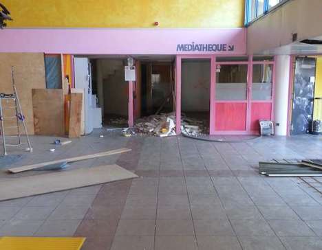 Démolition de Colonnes à Blanquefort