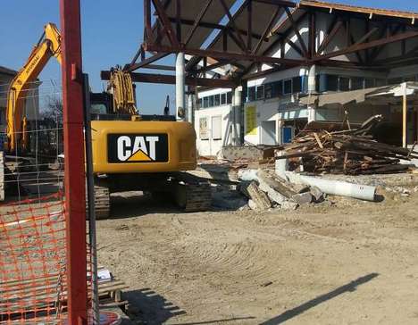 Démolition de Colonnes à Blanquefort