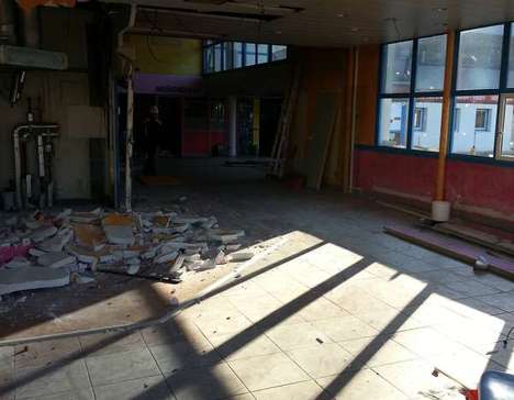 Démolition de Colonnes à Blanquefort