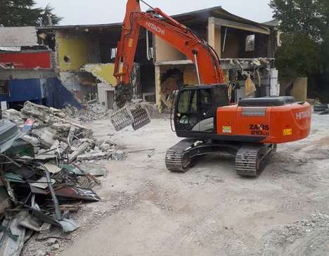 Démolition du Macumba à Mérignac