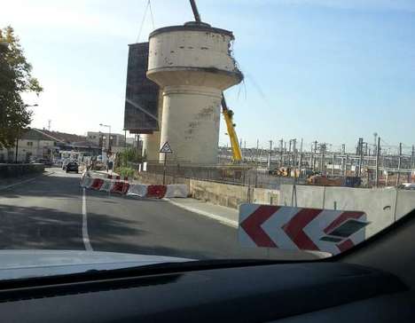 Démolition du pont du Guit - Bordeaux Belcier