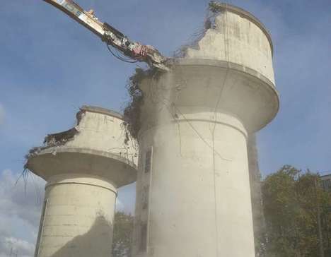 Démolition du pont du Guit - Bordeaux Belcier