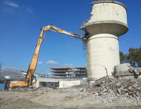 Démolition du pont du Guit - Bordeaux Belcier