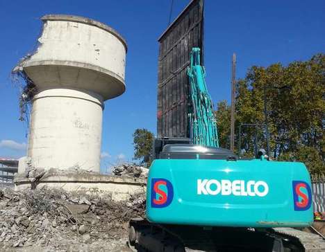 Démolition du pont du Guit - Bordeaux Belcier