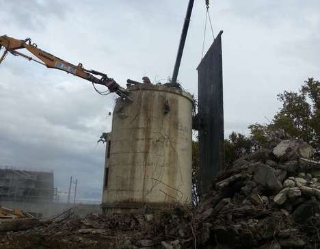 Démolition du pont du Guit - Bordeaux Belcier