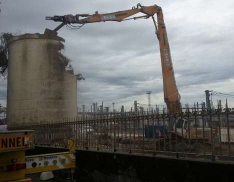 Démolition du pont du Guit - Bordeaux Belcier