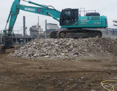 Démolition du pont du Guit - Bordeaux Belcier