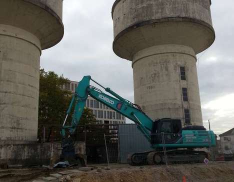 Démolition du pont du Guit - Bordeaux Belcier