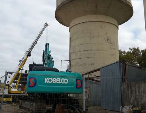 Démolition du pont du Guit - Bordeaux Belcier