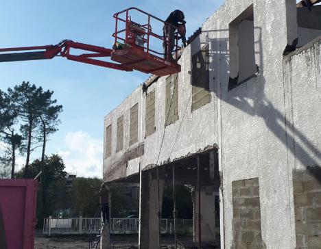 Chantier de démolition