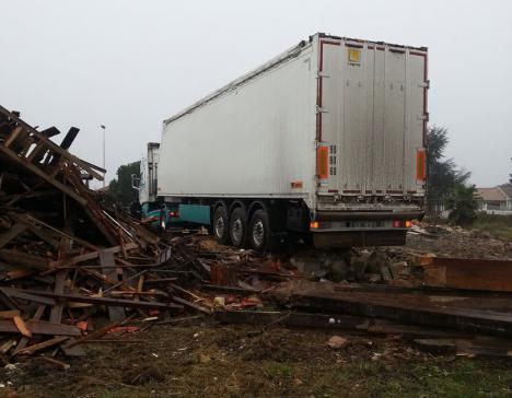 Intervention sur chantier de démolition